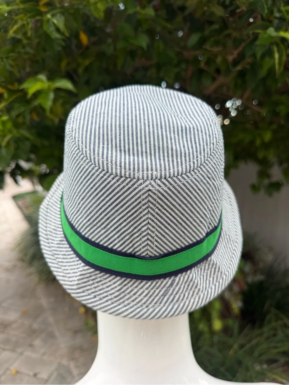 The Children's Place Boys Seersucker Stripe Fedora Hat